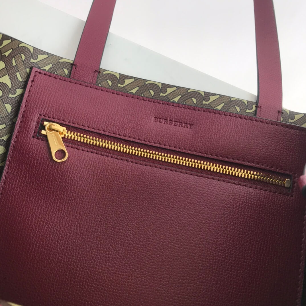 bur tote bag handbag maroon cowhide 550678 for 2022
