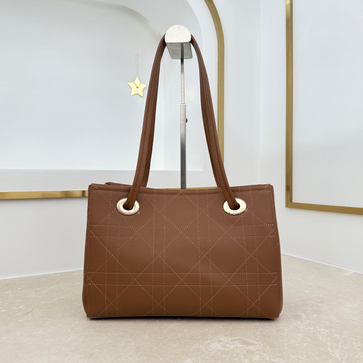Dior Small Promenade Shopping Bag Caramel M1410