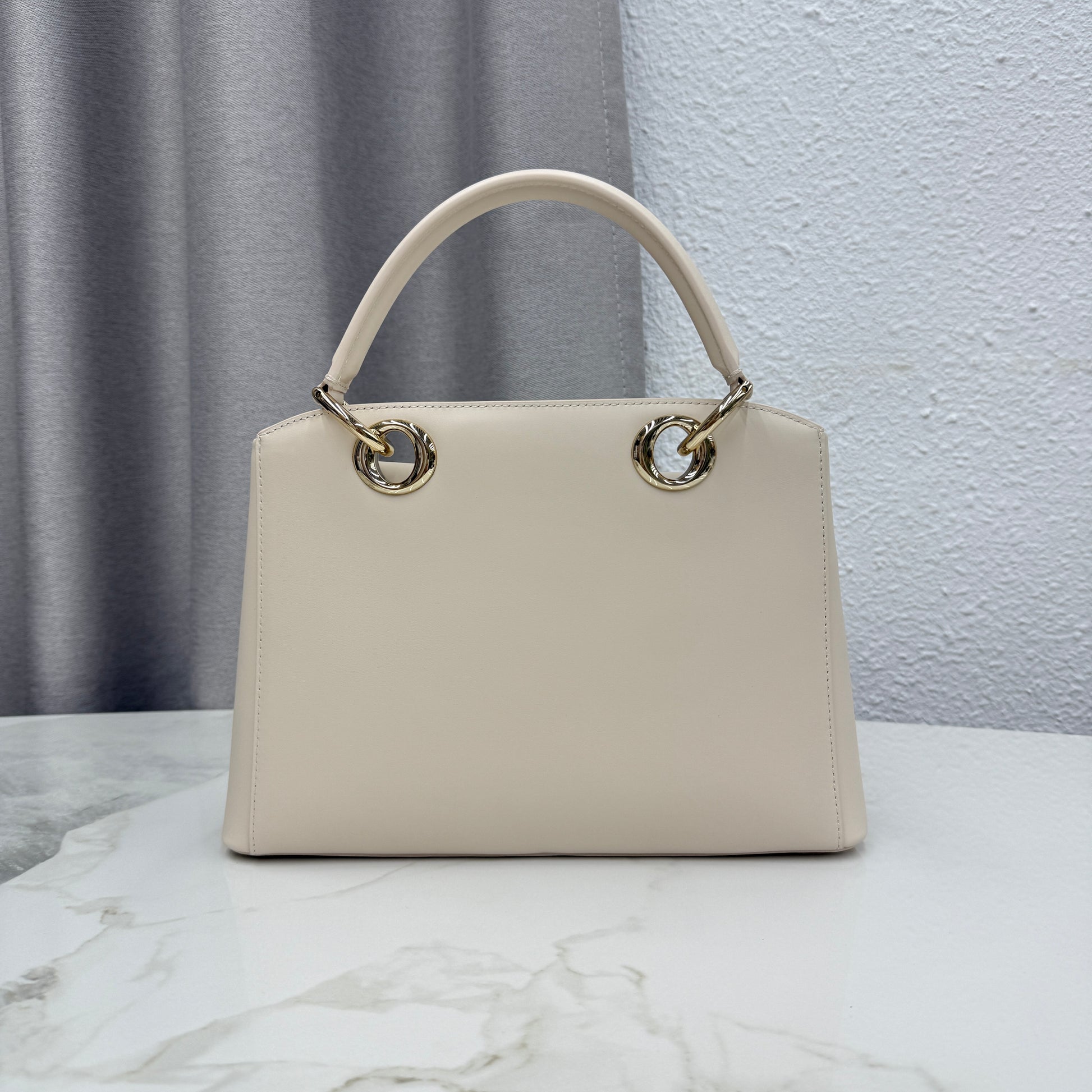 Dior Bow Tote Light Beige Gold Hardware DO0737 - Image 2