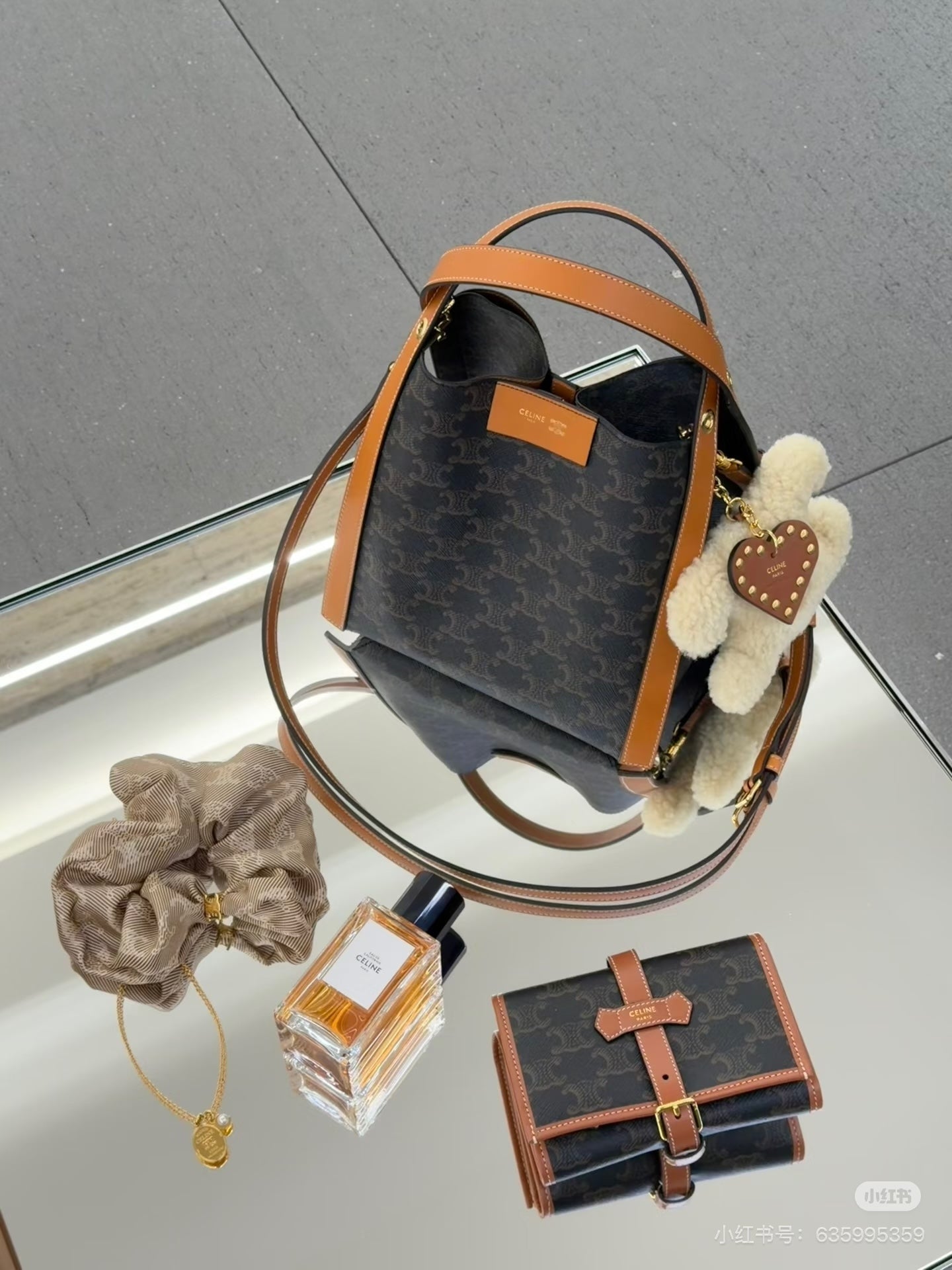Celine CUBO Small Signature Handbag - View 4