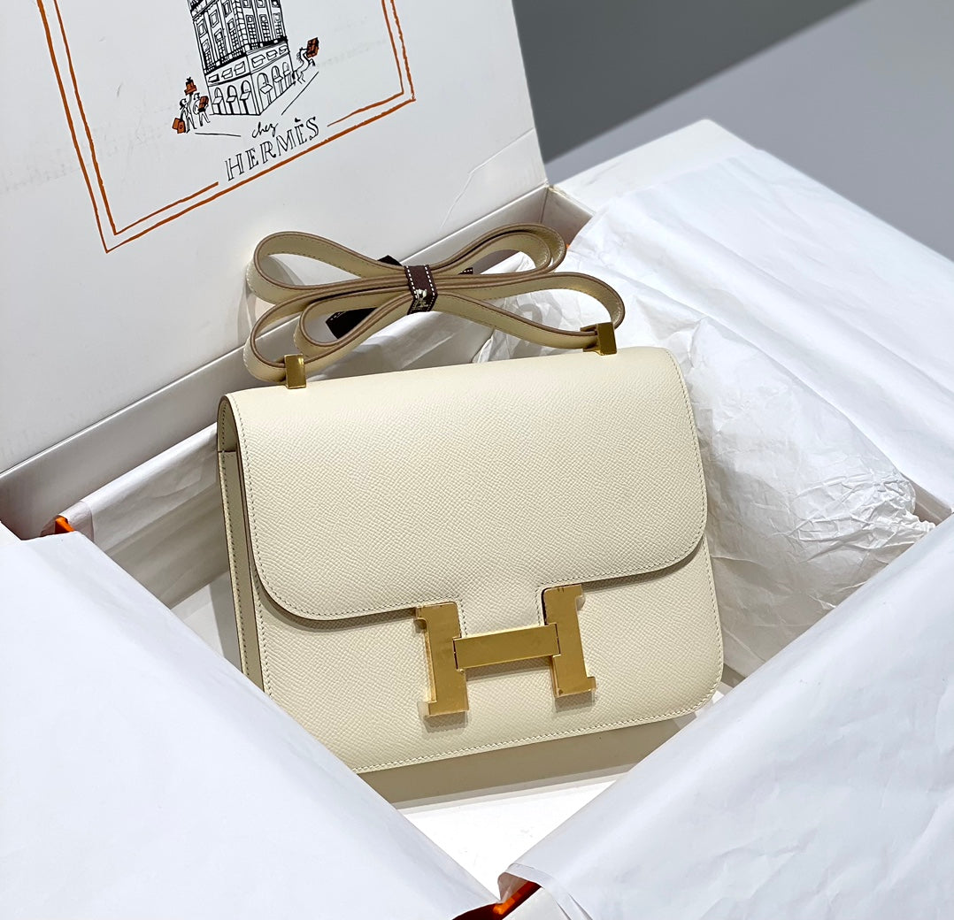 Hermès Constance 23 Milkshake White Gold Hardware 26050923