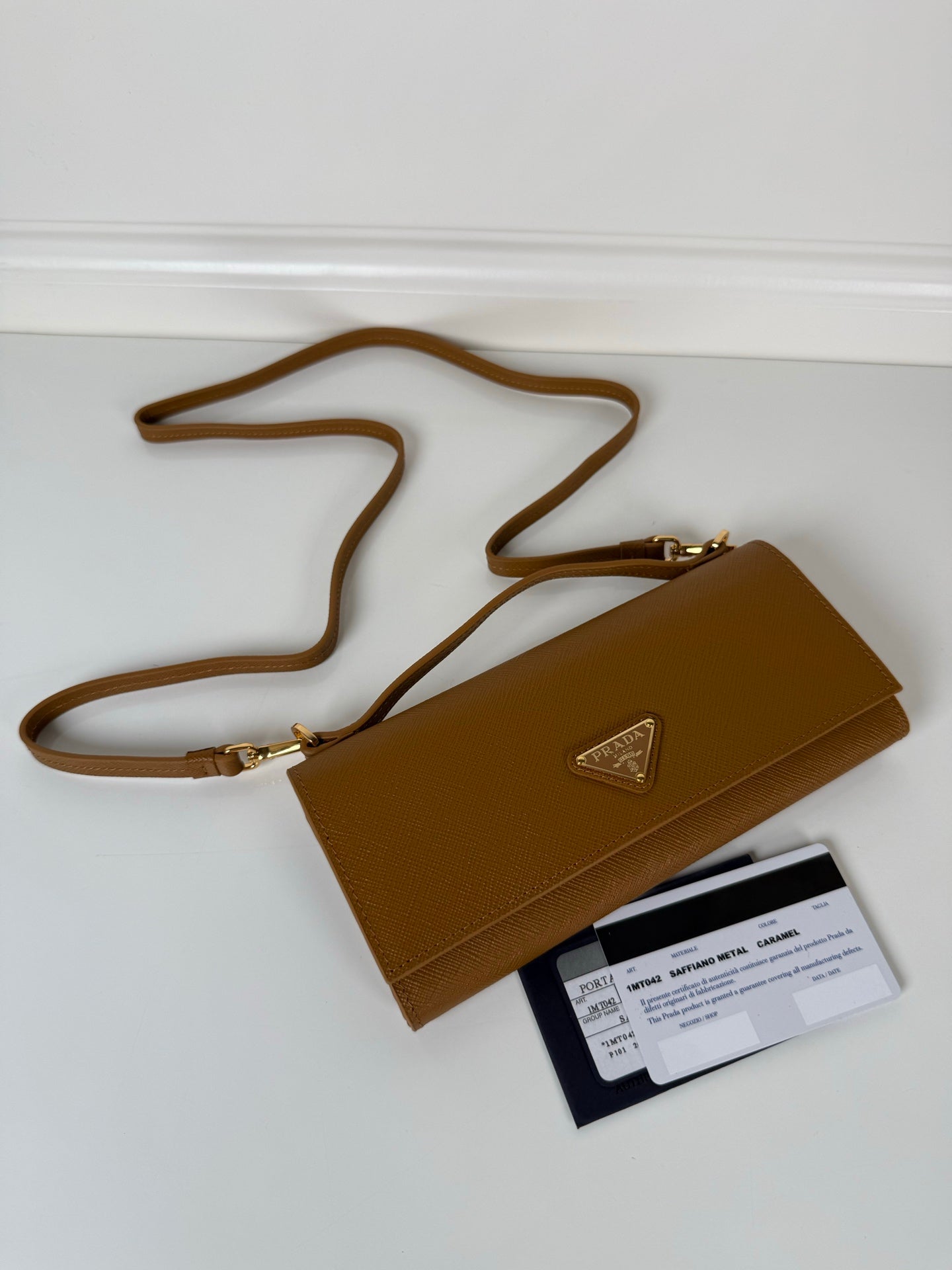 Prada 1MT042 Wallet Brown - View 2