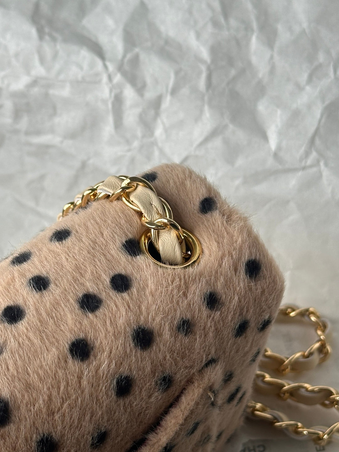 Chanel 26A Leopard Dot Bag Leopard AS1116