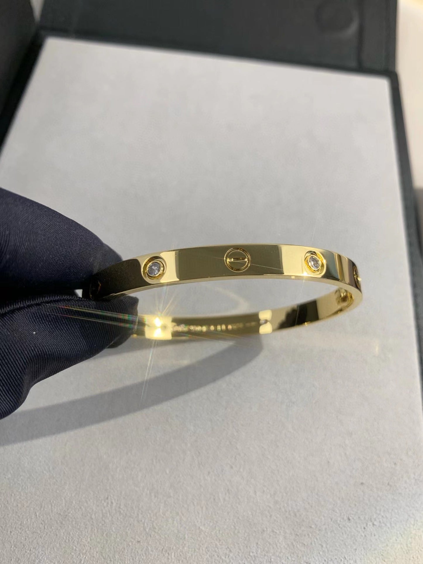 car021301 car bracelet silver yellow gold rose gold
