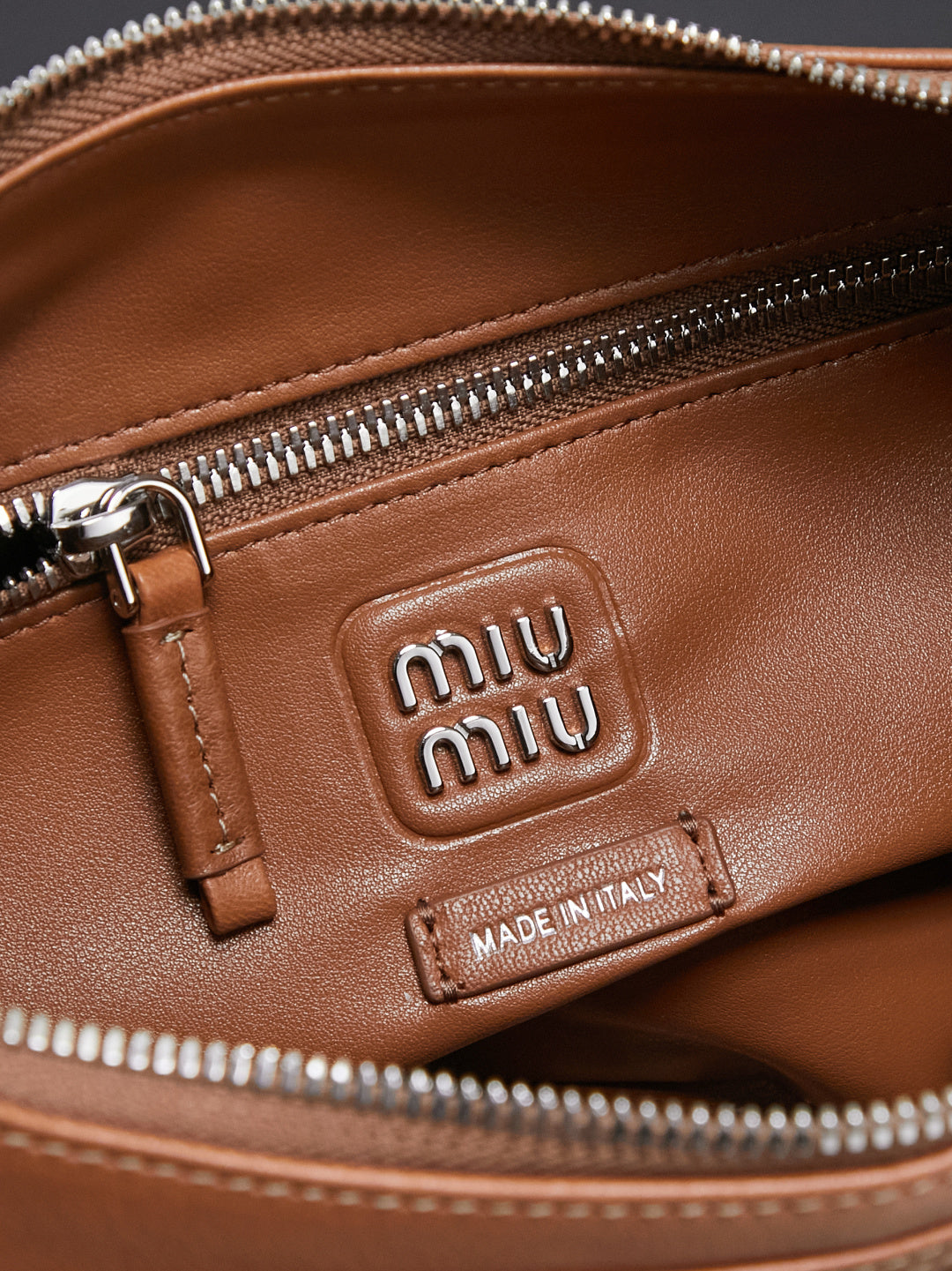 Miu Miu Pocket Bag 5BC189 Brown Caramel - View 8
