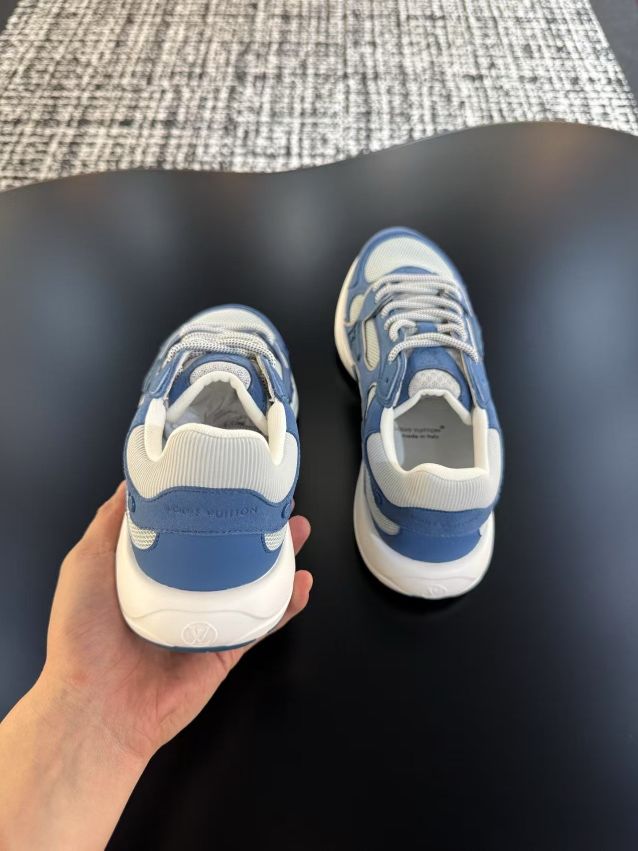 LV Olympia Sneaker Bue couple's collection IAHOIL