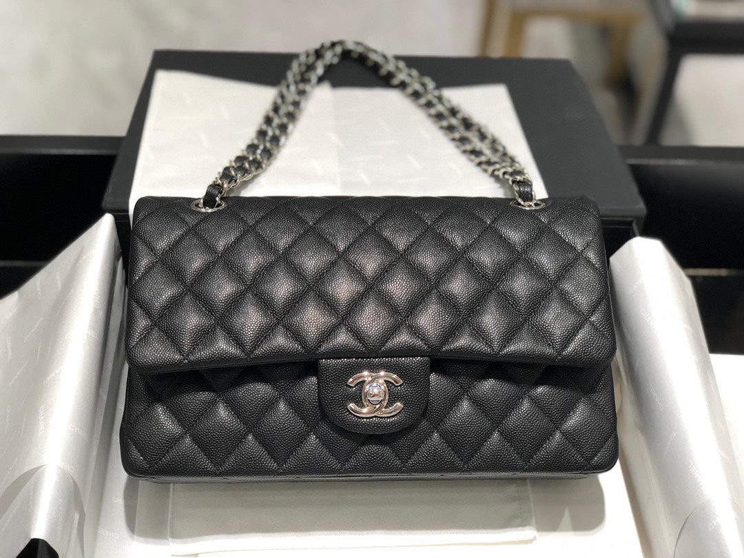 CF classic 25.5cm silver hardware black 