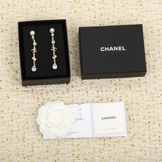 Chanel Long crystal double earrings MLD1905