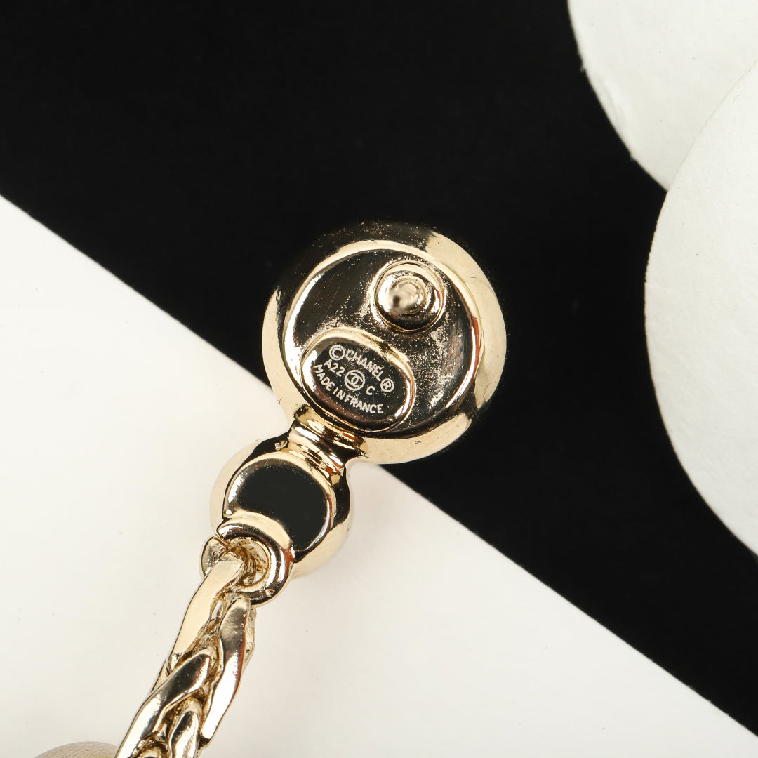 Chanel Long crystal double earrings MLD1905