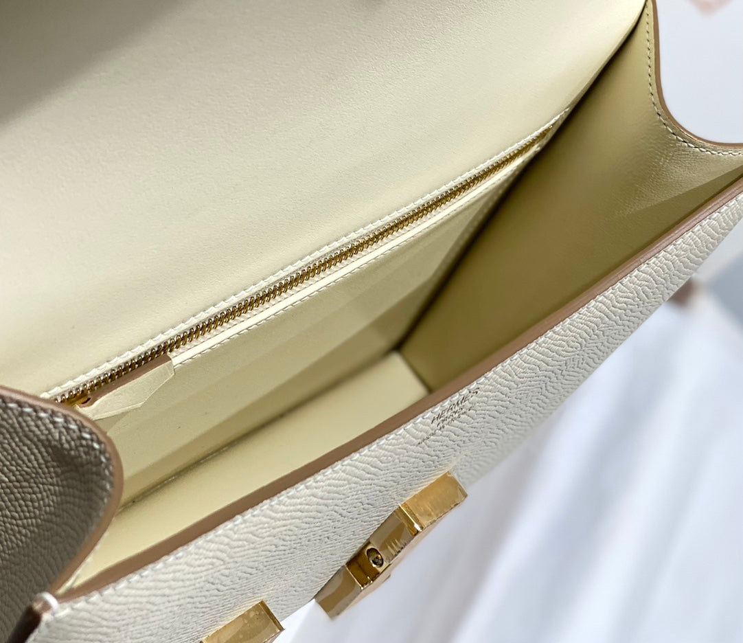 Hermès Constance 23 Milkshake White Gold Hardware 26050923