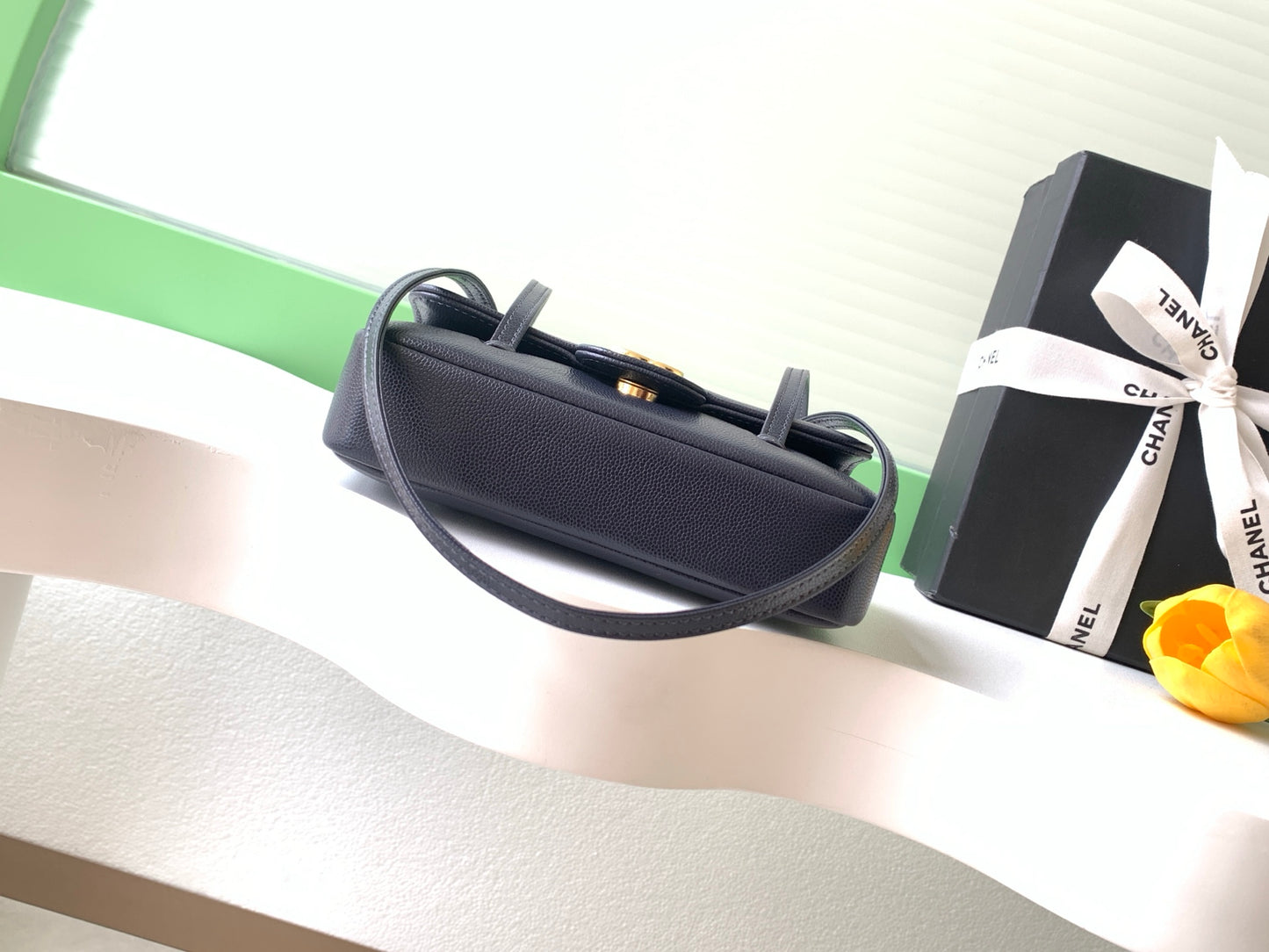Chanel 26P Mini Preppy Coco Bag Dark Blue AP5068 - View 4