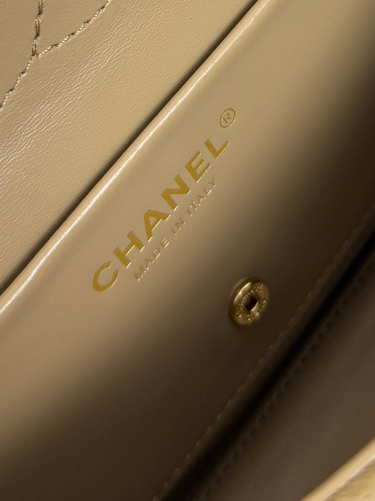 Chanel Maxi Mini Flap Bag Brown Gold Hardware AS6626