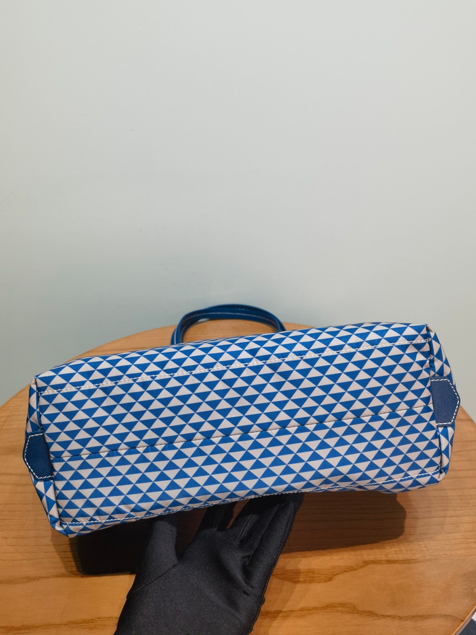 Prada 1BD552 Tote 1BD552 Blue - View 2