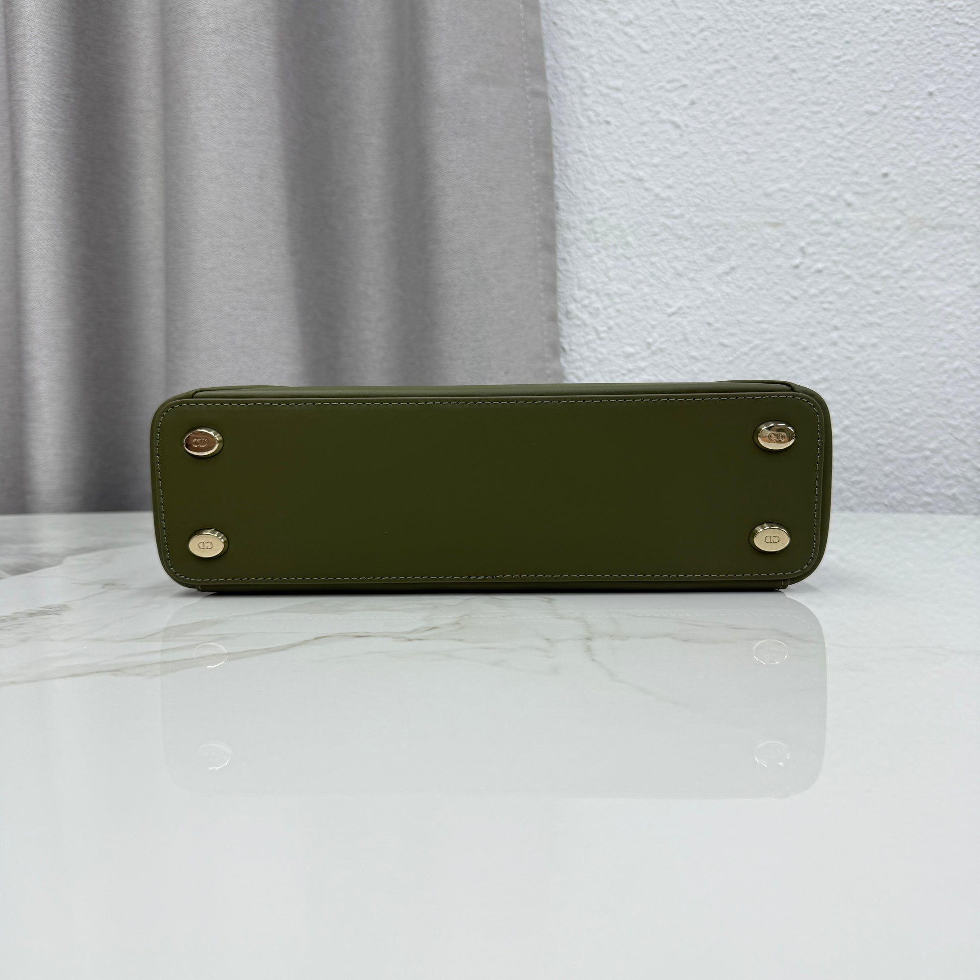 Dior Bow Tote Military Green Hardware DO0737 - Image 6