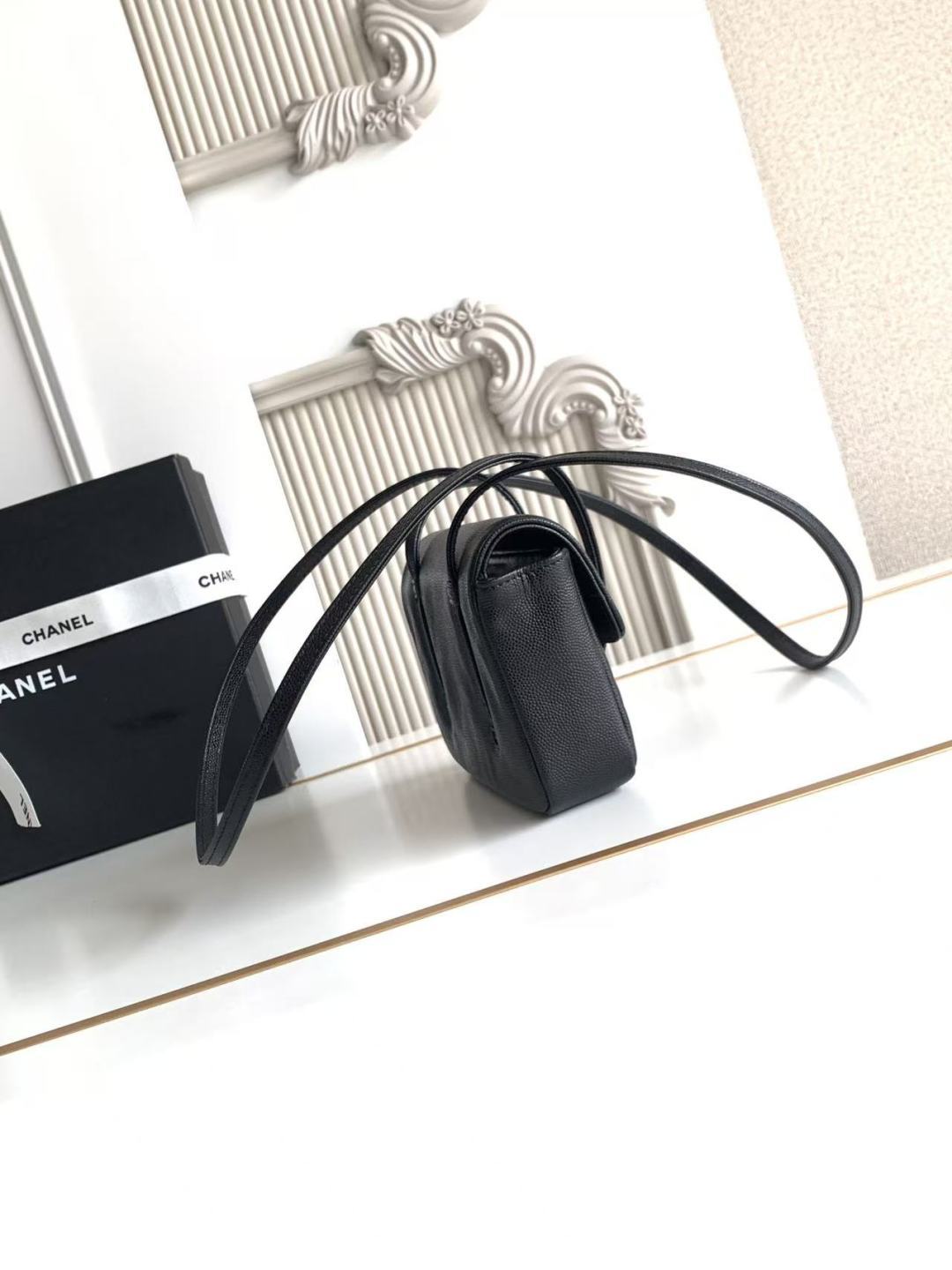 Chanel 26P Mini Preppy Coco Bag Black AP5068 - View 14
