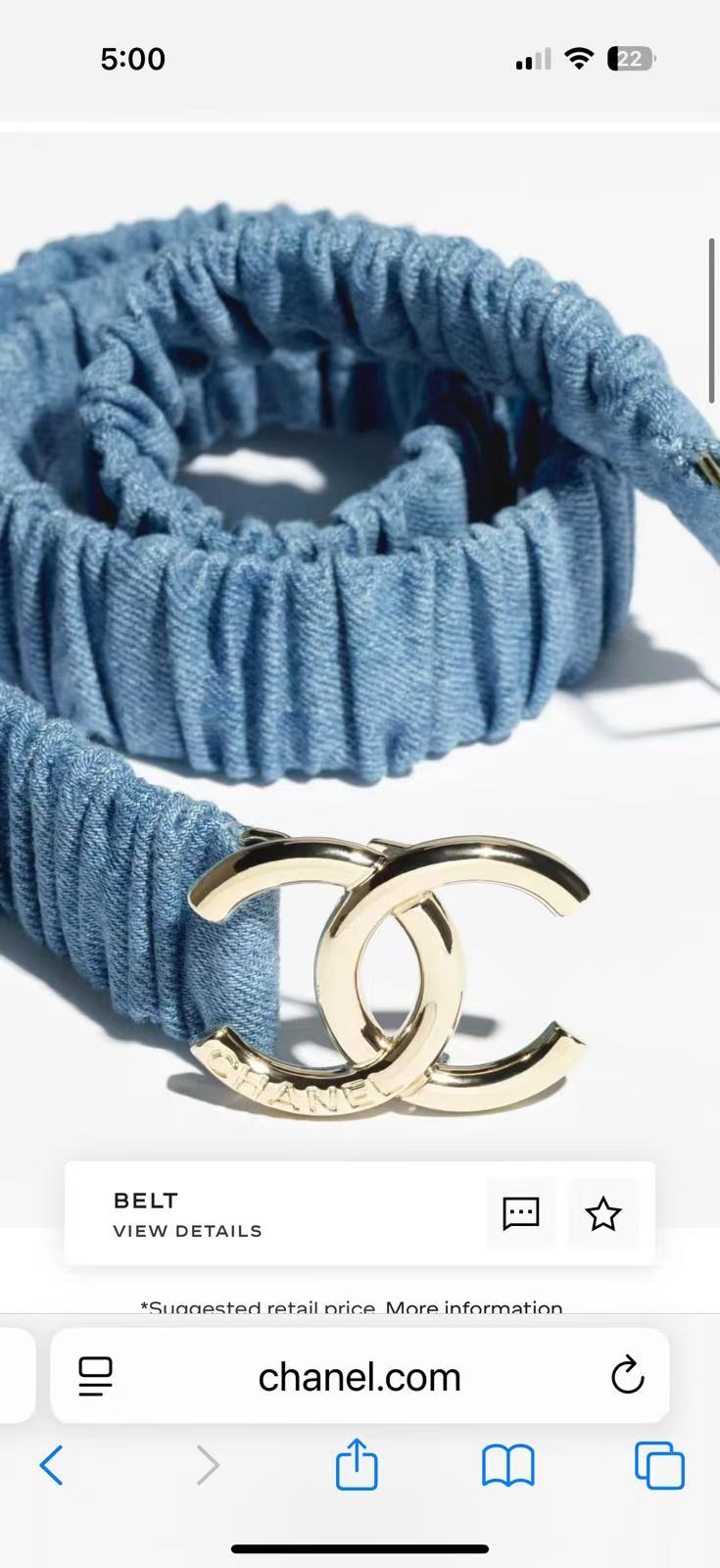 Chanel Denim Belt ANA060601