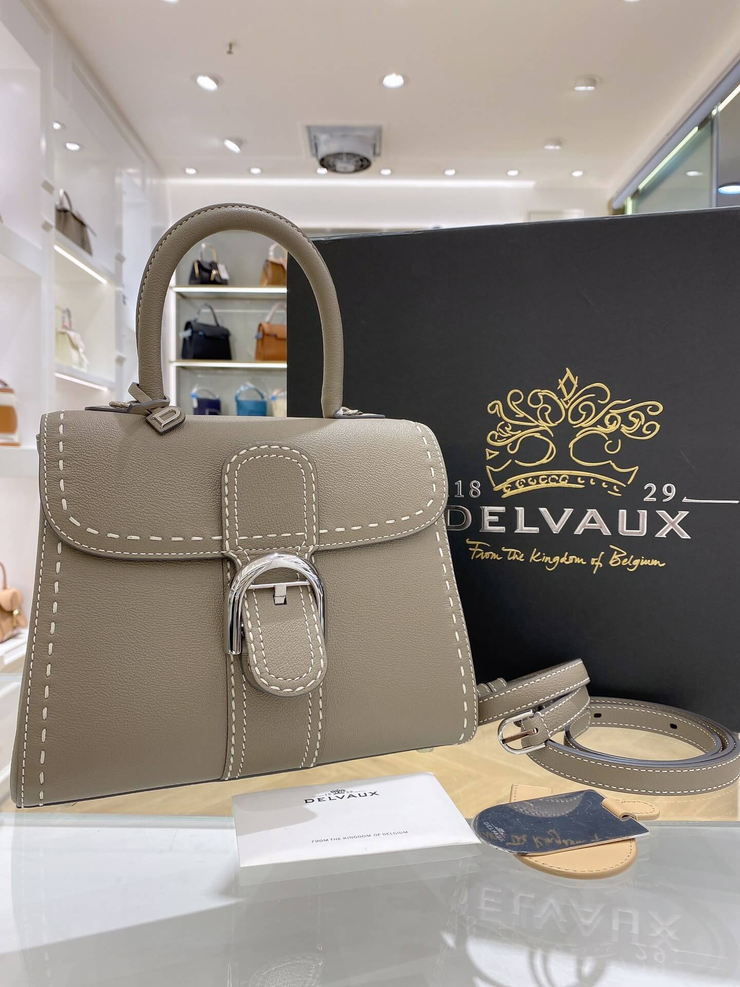 031325080 grey de lvaux berillnt cowhide togo leather wax thread handmade