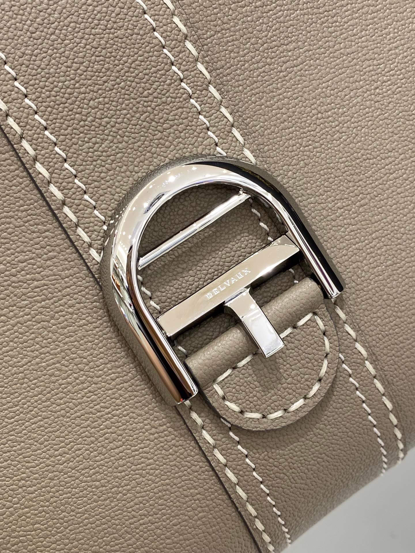 031325080 grey de lvaux berillnt cowhide togo leather wax thread handmade