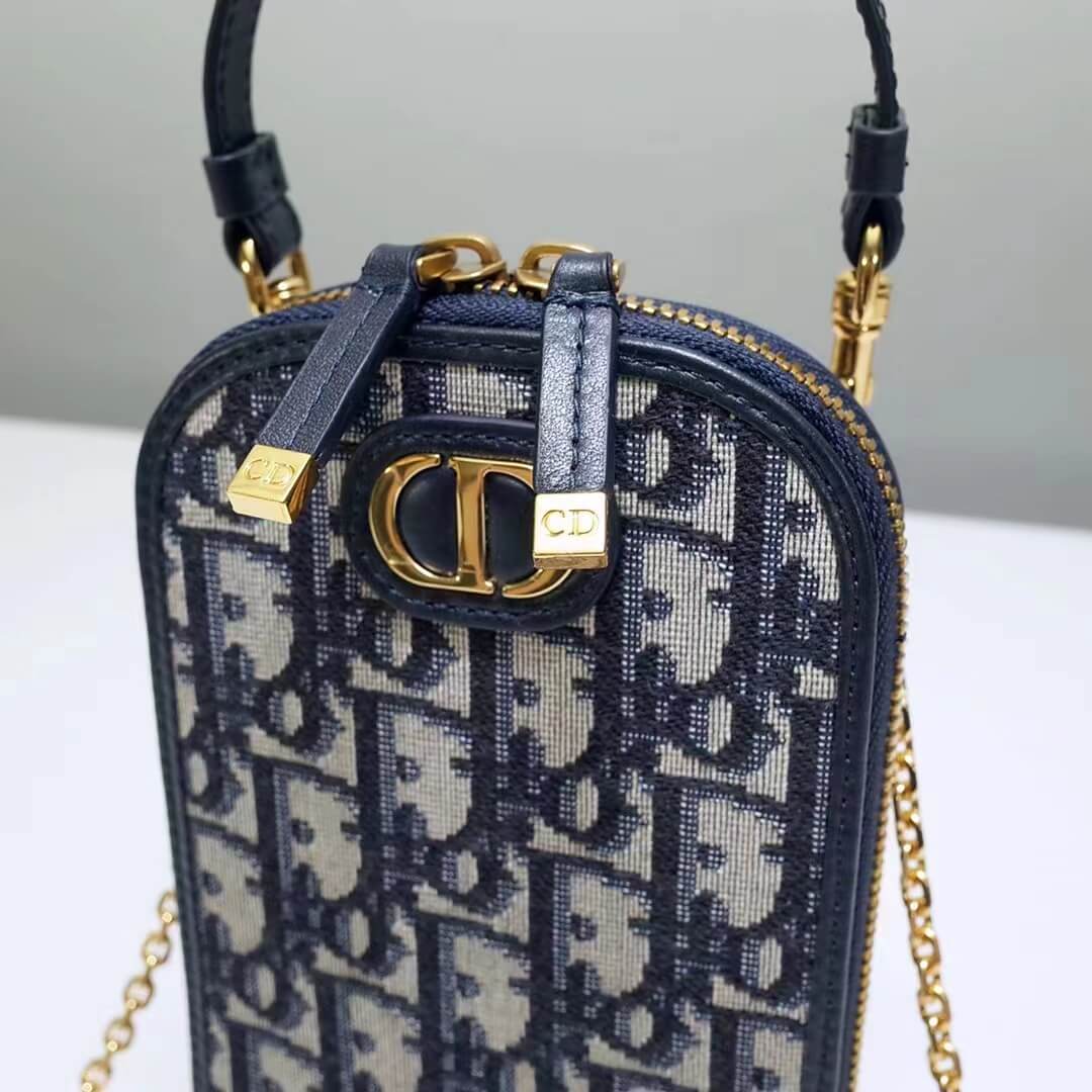 do 0326 30 montaigne 18cm blue free shipping handbag chain bag