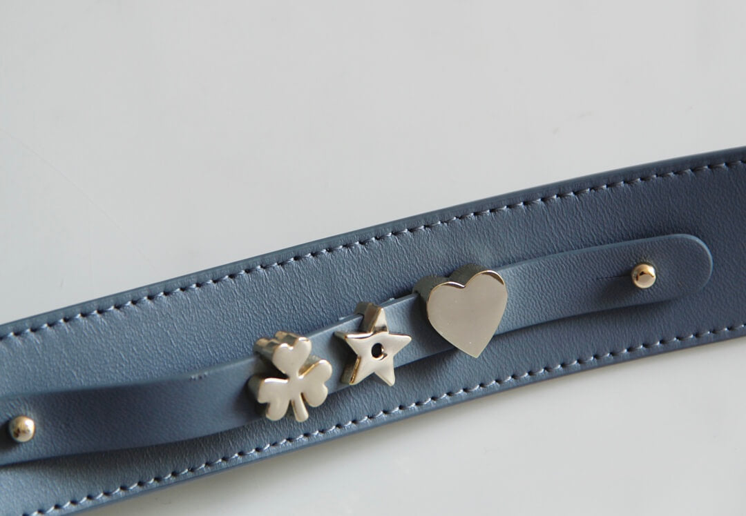 do 8878 my lady 20cm blue abc enamel buckle
