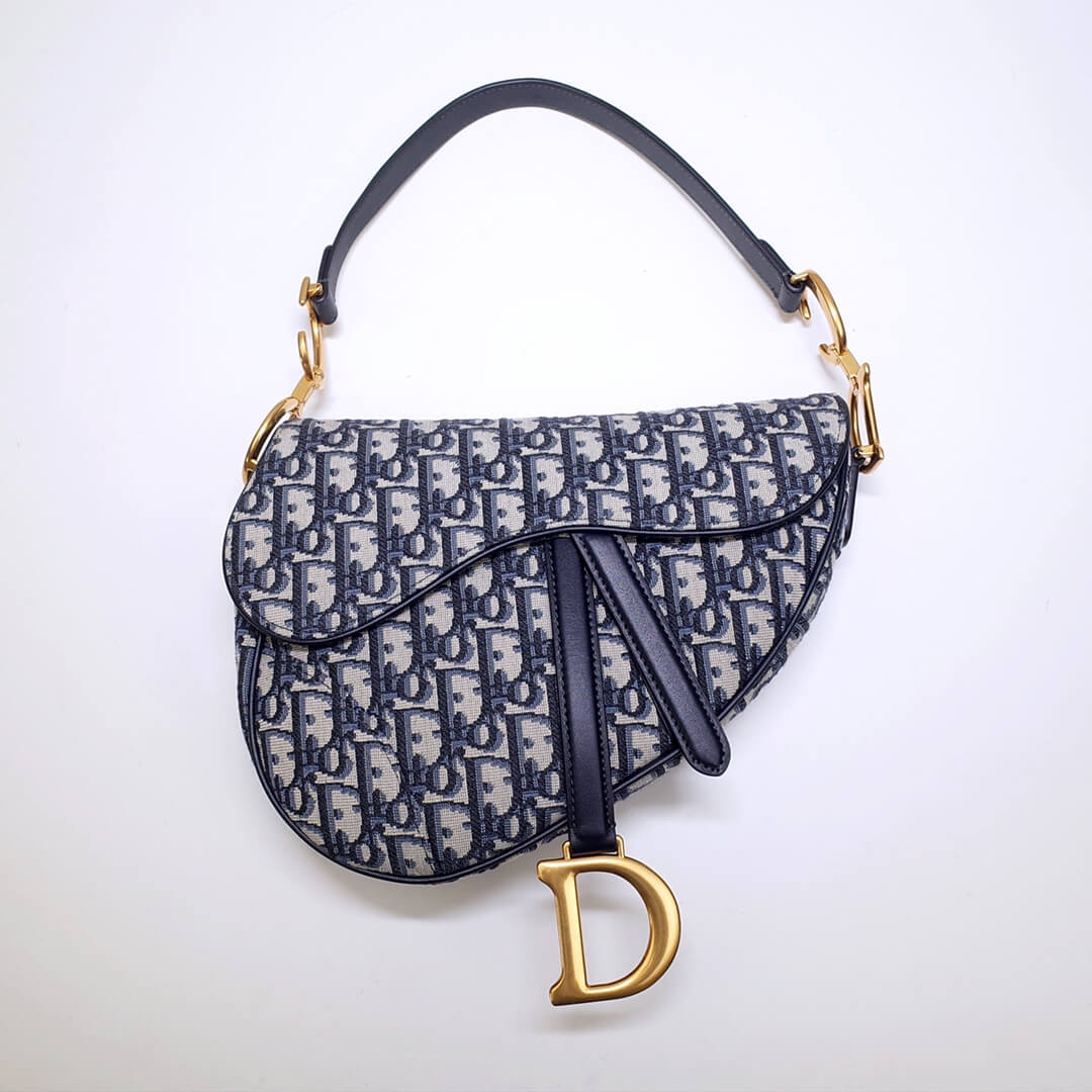 do saddle bag 25 5cm embroidery 6815 blue gold