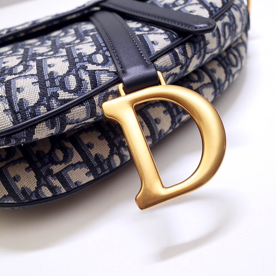 do saddle bag 25 5cm embroidery 6815 blue gold