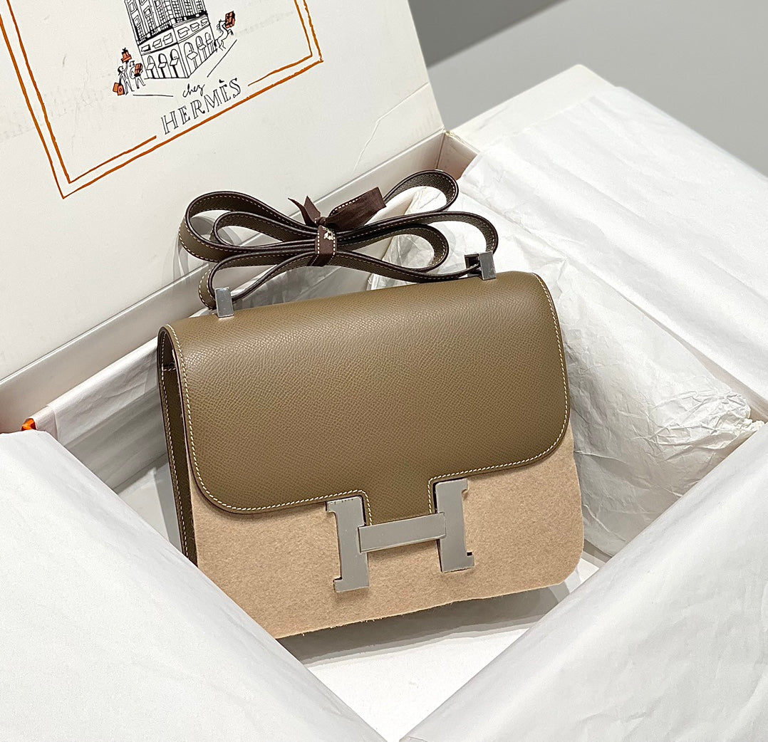 Hermès Constance 23 Elephant Grey Silver Hardware 26050923