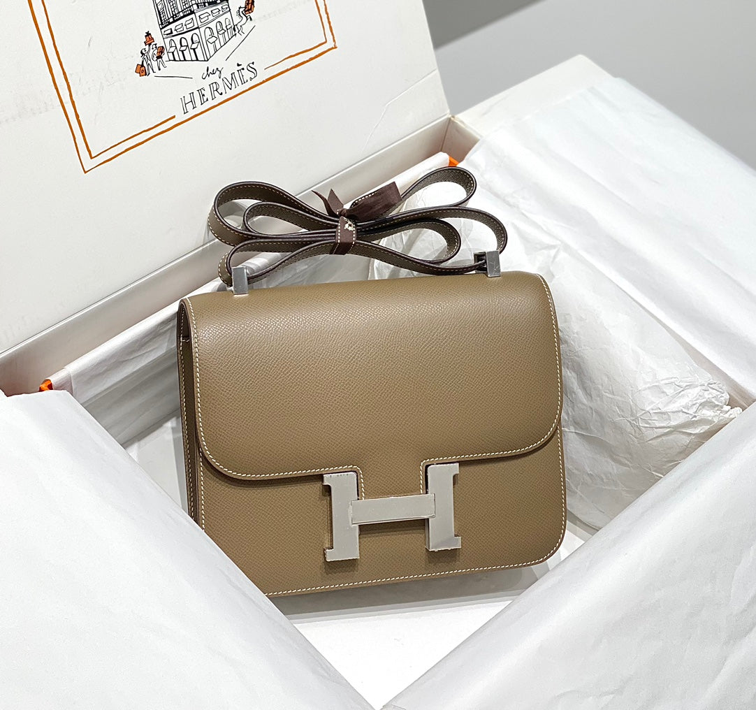Hermès Constance 23 Elephant Grey Silver Hardware 26050923