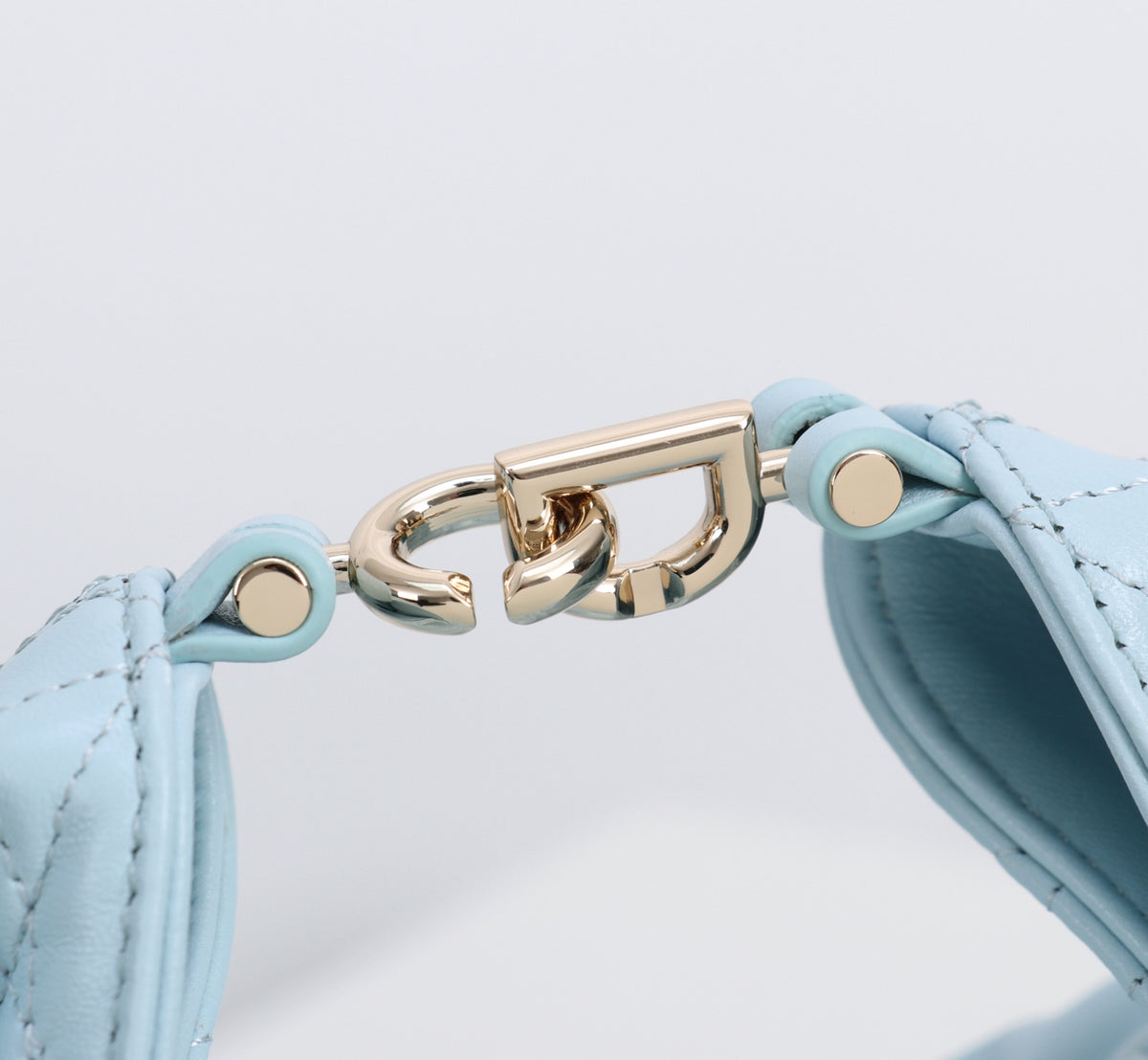 Dior Jonathan Anderson Mini Light Blue Silver Hardware 1538S