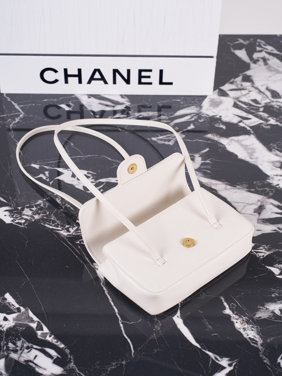 Chanel 26P Mini Preppy Coco Bag White AP5068 - View 5