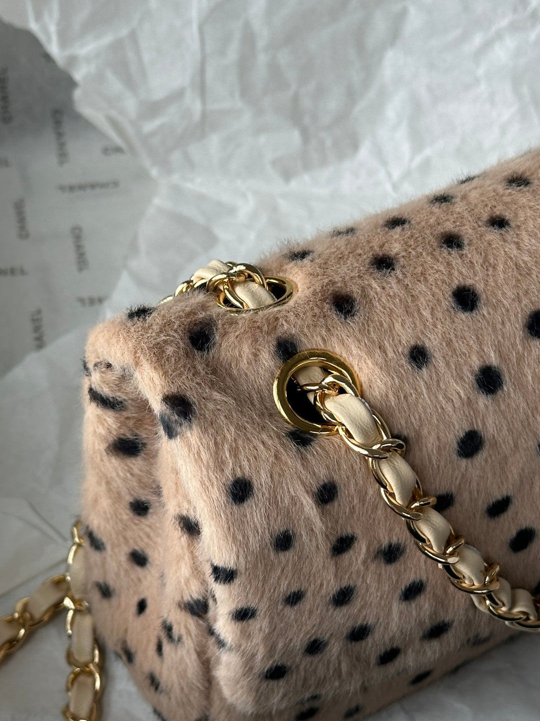 Chanel 26A Leopard Dot Bag Leopard AS1112