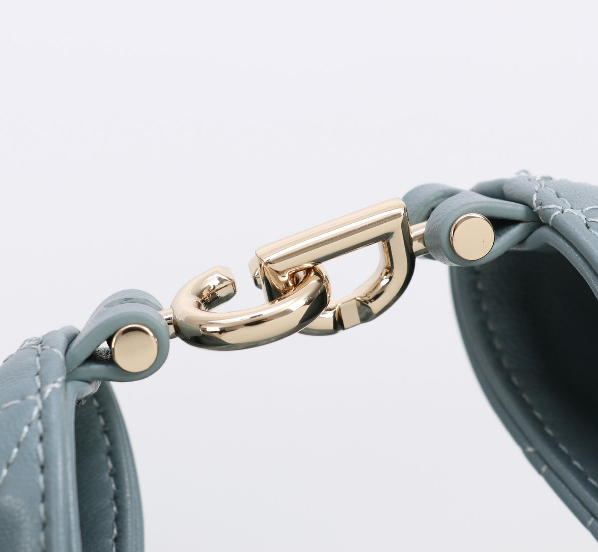 Dior Jonathan Anderson Mini Ice Blue Gold Hardware 1538S