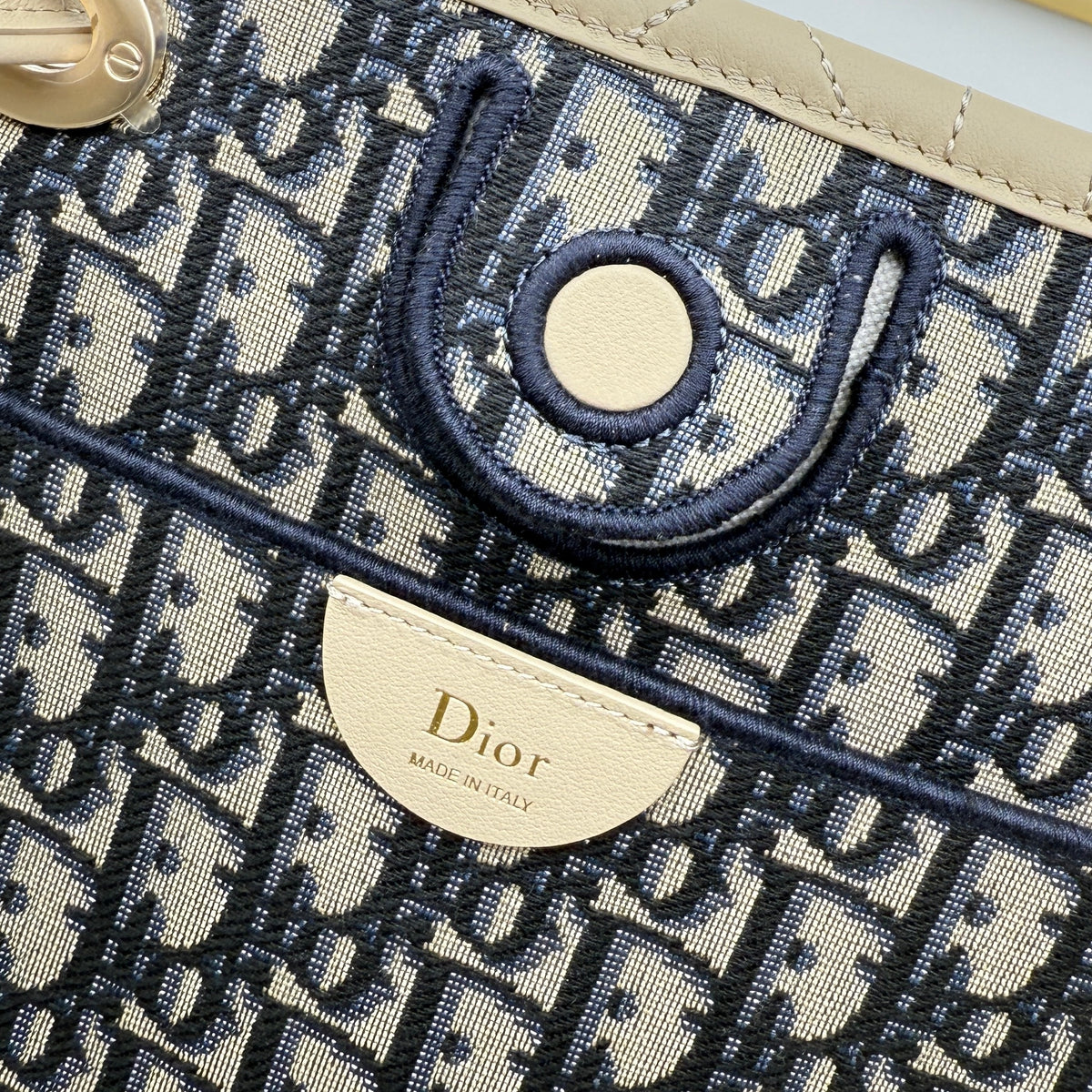 Dior Small Promenade Shopping Bag Apricot M1410