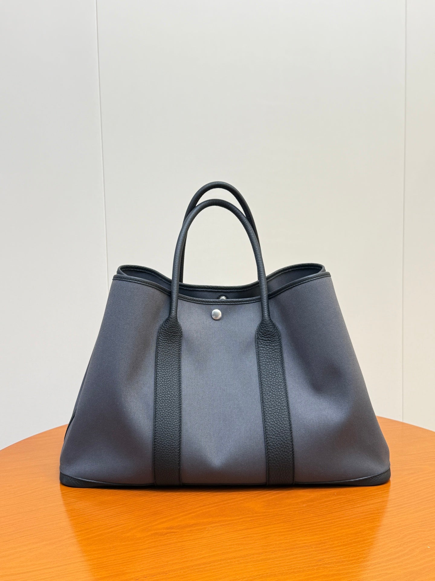 Hermes Garden Party 45cm Canvas Grey - View 11