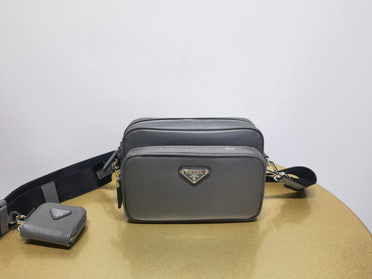 Prada Saffiano Shoulder Bag 2VH170 Black - View 1