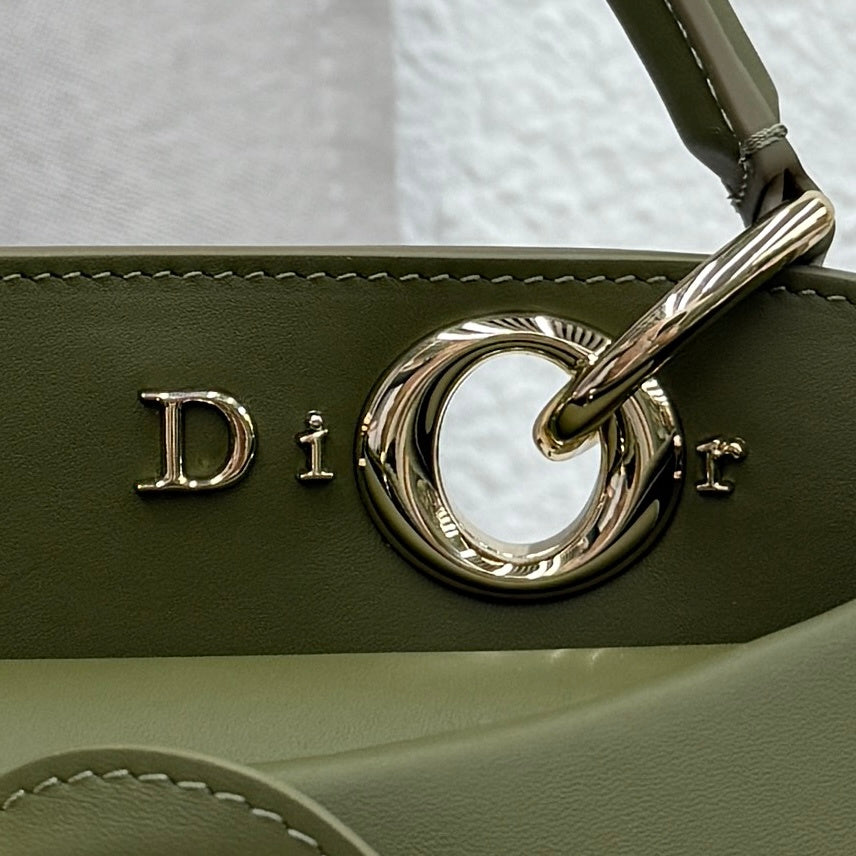 Dior Bow Tote Military Green Hardware DO0737 - Image 4