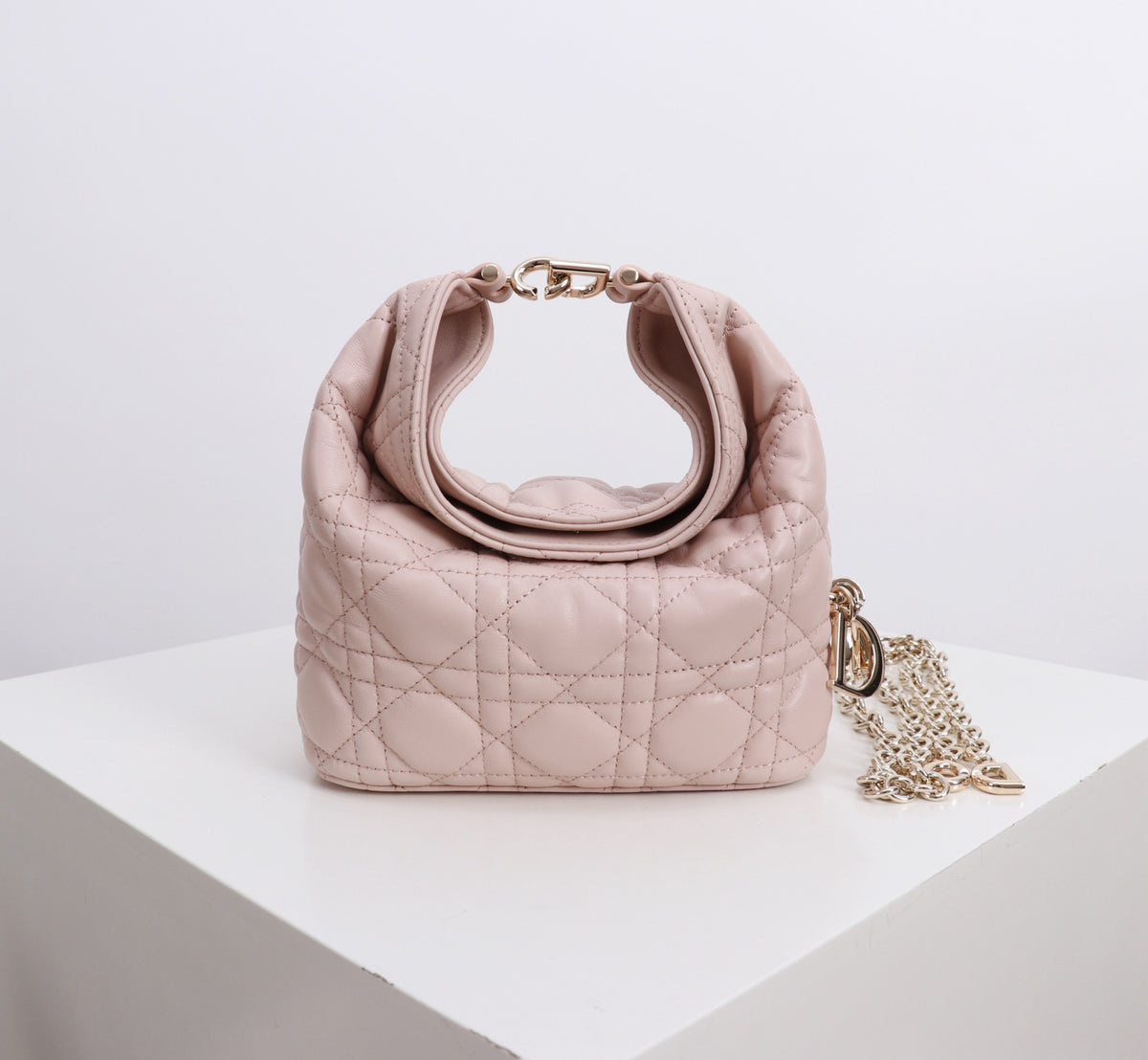 Dior Jonathan Anderson Mini Lotus Pink Gold Hardware 1538S