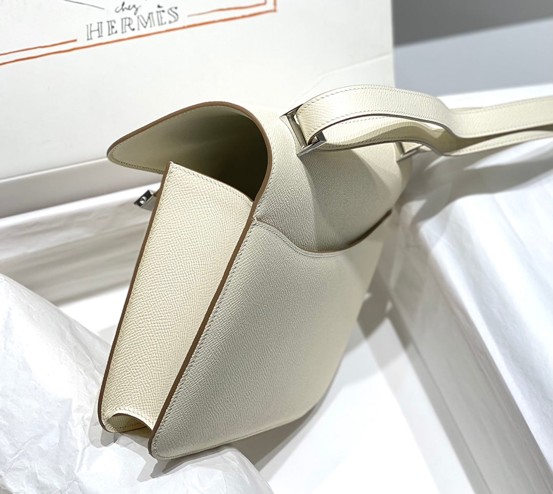 Hermès Constance 23 Milkshake White Silver Hardware 26050923