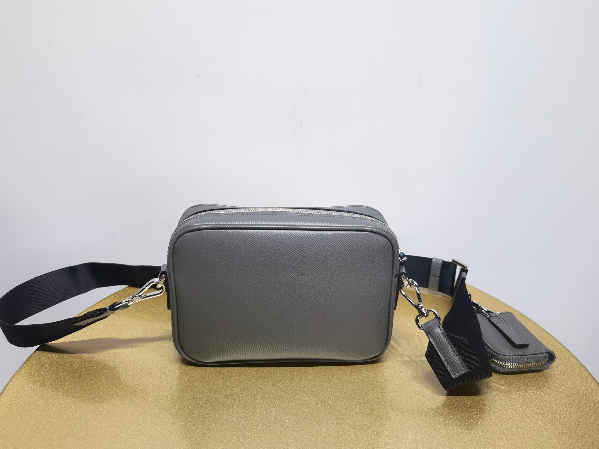 Prada Saffiano Shoulder Bag 2VH170 Black - View 2