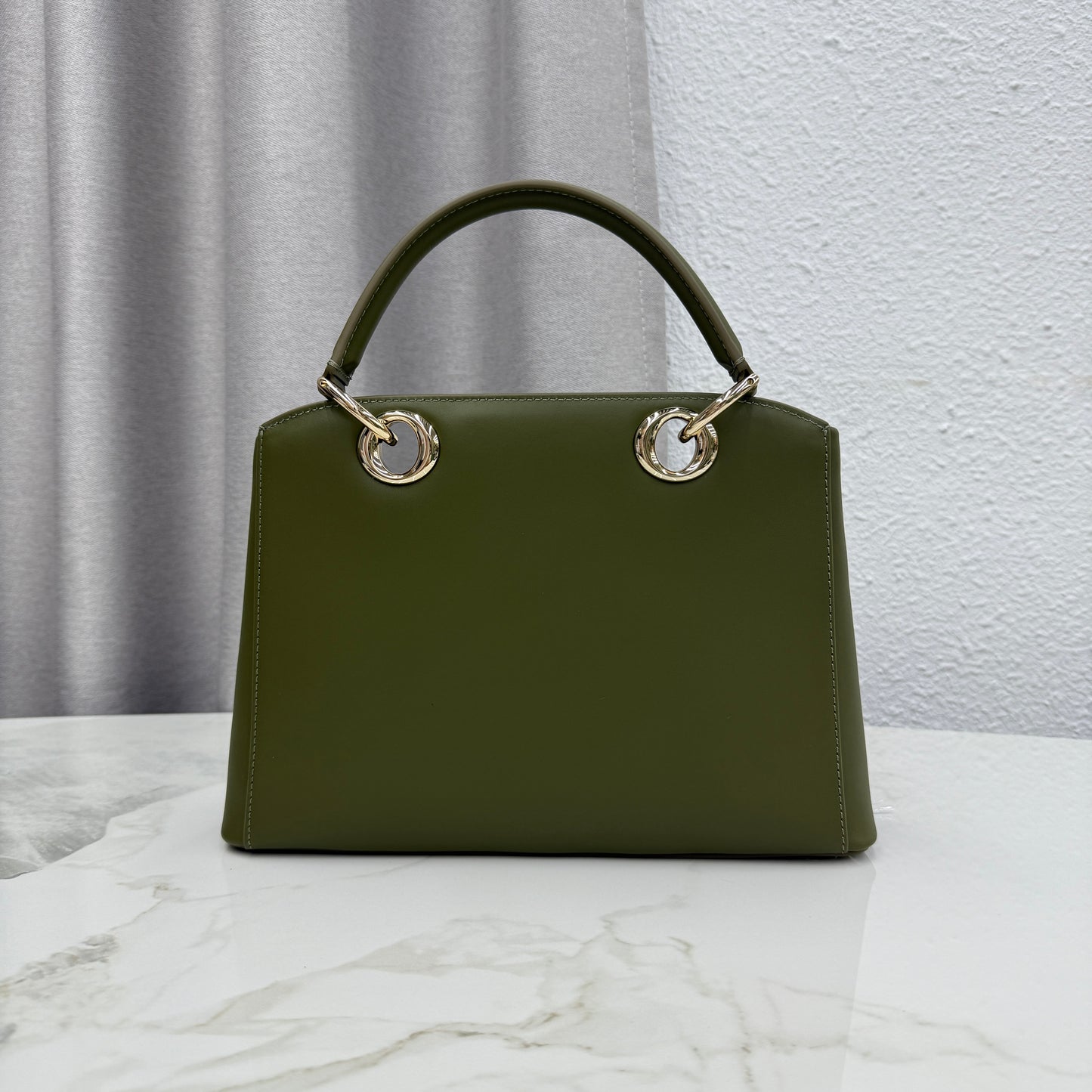 Dior Bow Tote Military Green Hardware DO0737 - Image 3