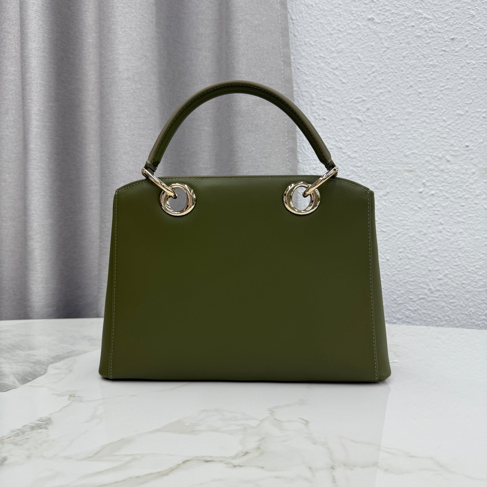 Dior Bow Tote Military Green Hardware DO0737 - Image 3