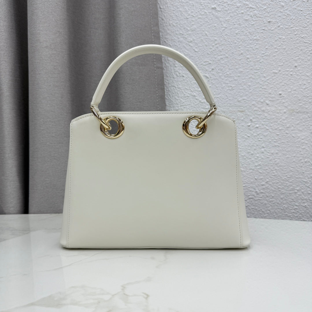 Dior Bow Tote White Hardware DO0737 - Image 7
