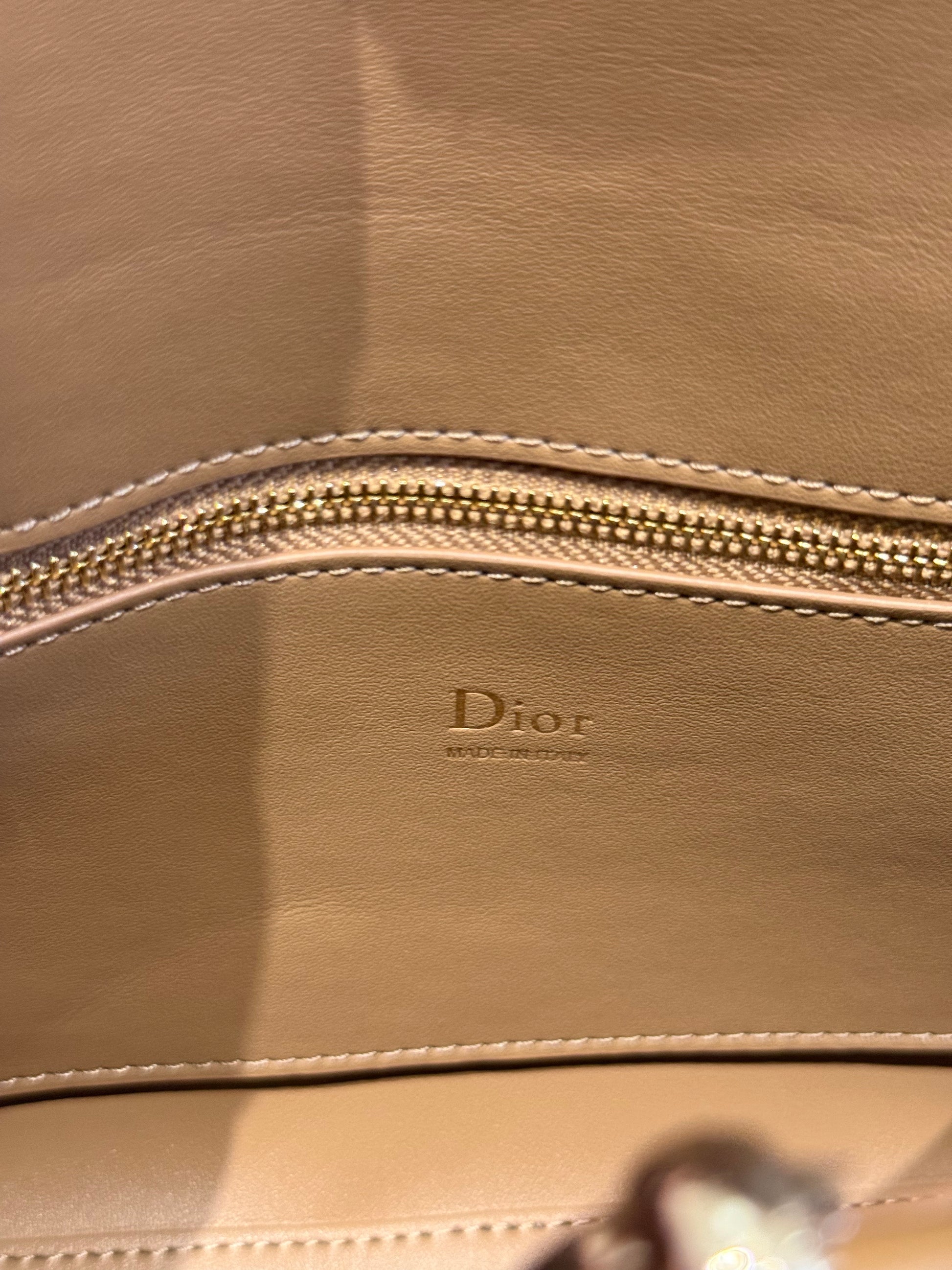 Dior Bow Tote Brown Gold Hardware DO0737 - Image 2