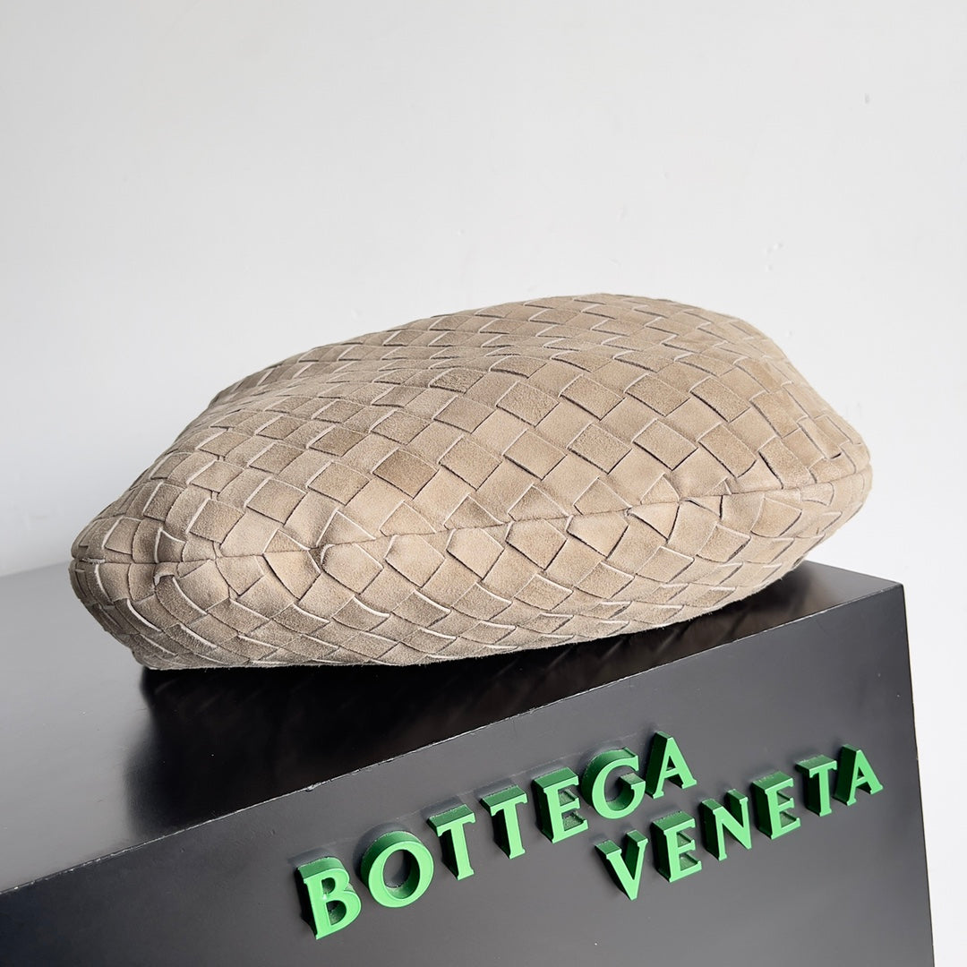 Bottega Veneta Jodie Medium Suede Camel 690225
