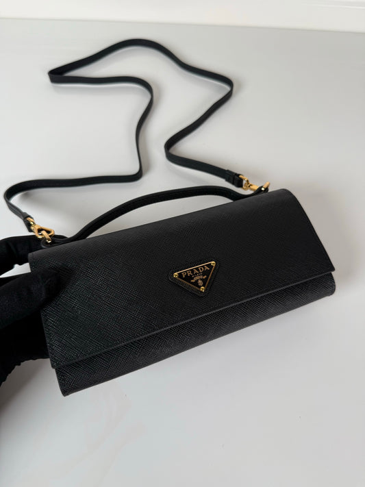 Prada 1MT042 Wallet Black - View 1