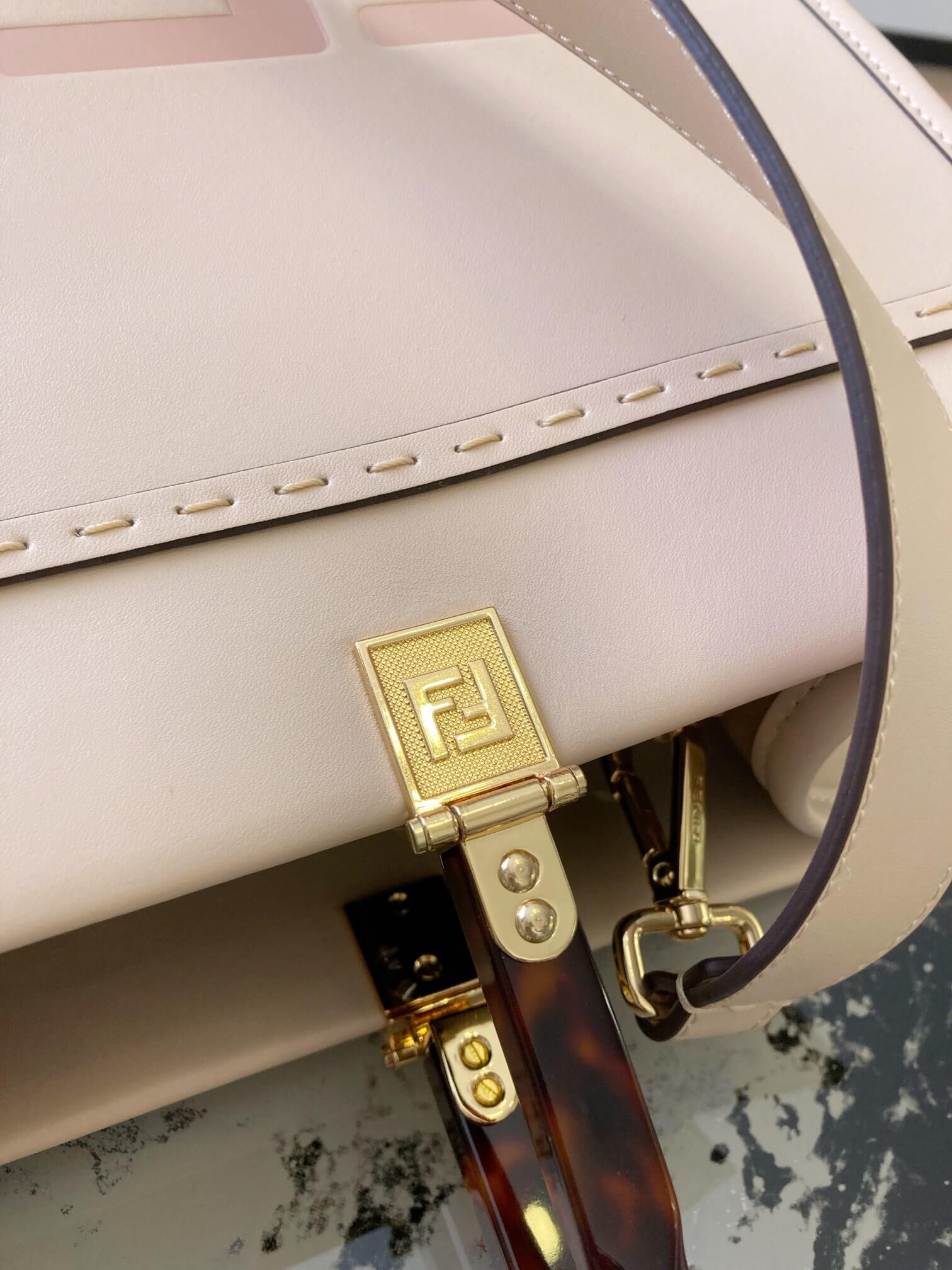 FF gold hardware strap