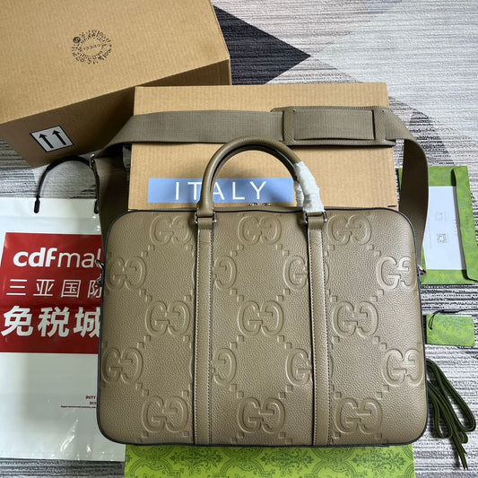 gc 658573 handbag mens bag briefcase 40cm grey