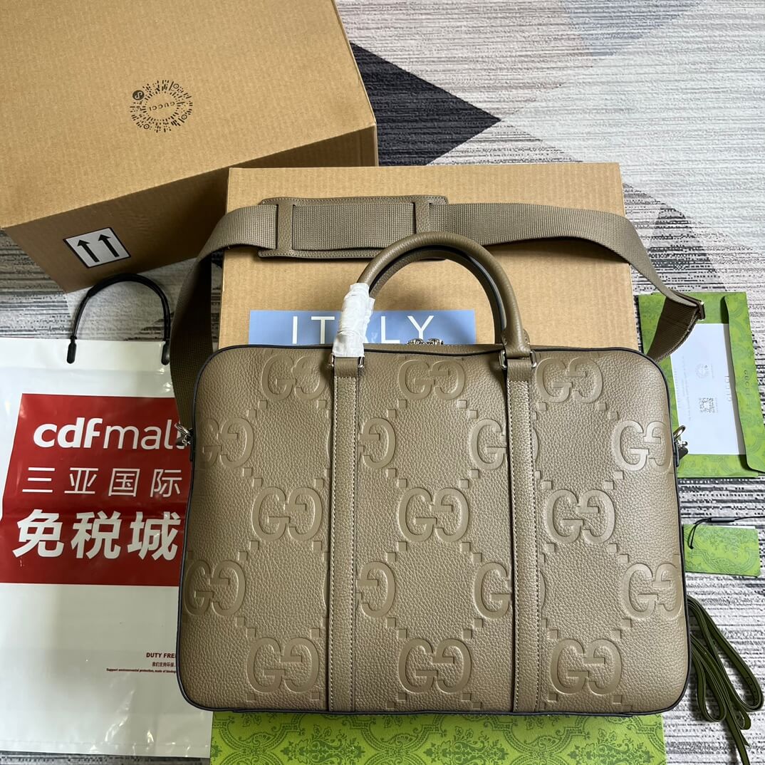 gc 658573 handbag mens bag briefcase 40cm grey