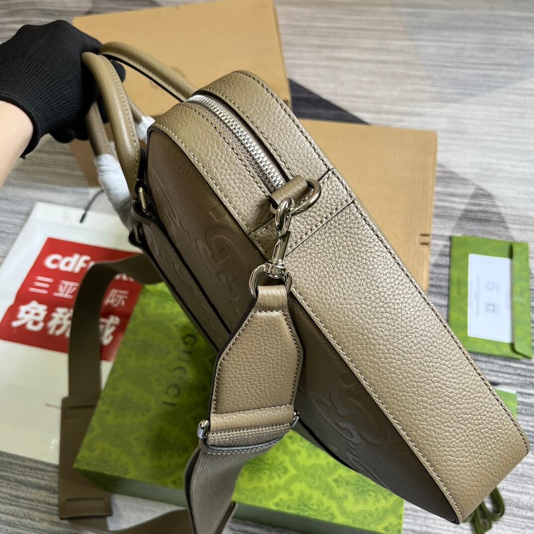 gc 658573 handbag mens bag briefcase 40cm grey