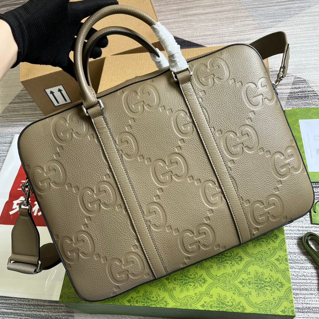 gc 658573 handbag mens bag briefcase 40cm grey